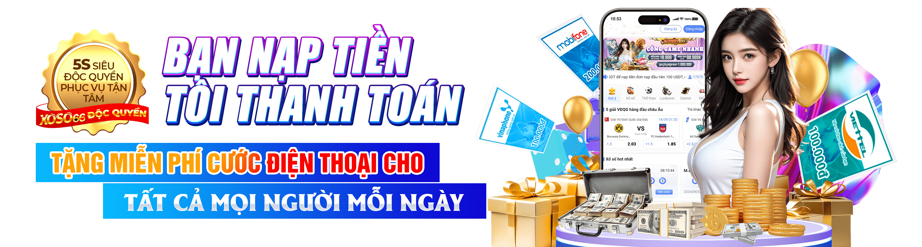 Hình ảnh quảng cáo của 188cm hiển thị nền tảng và các lợi ích